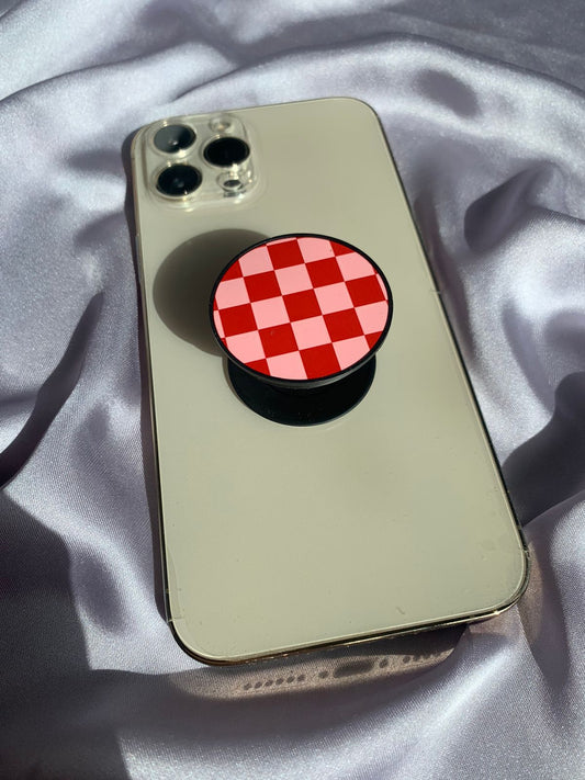 Cherry Check - Phone Grip and Stand