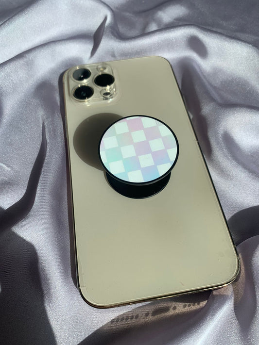 Holographic Checkered - Phone Grip and Stand