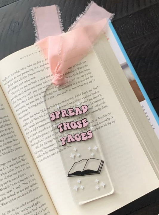 Spread those Pages - Premium Acrylic Bookmarks