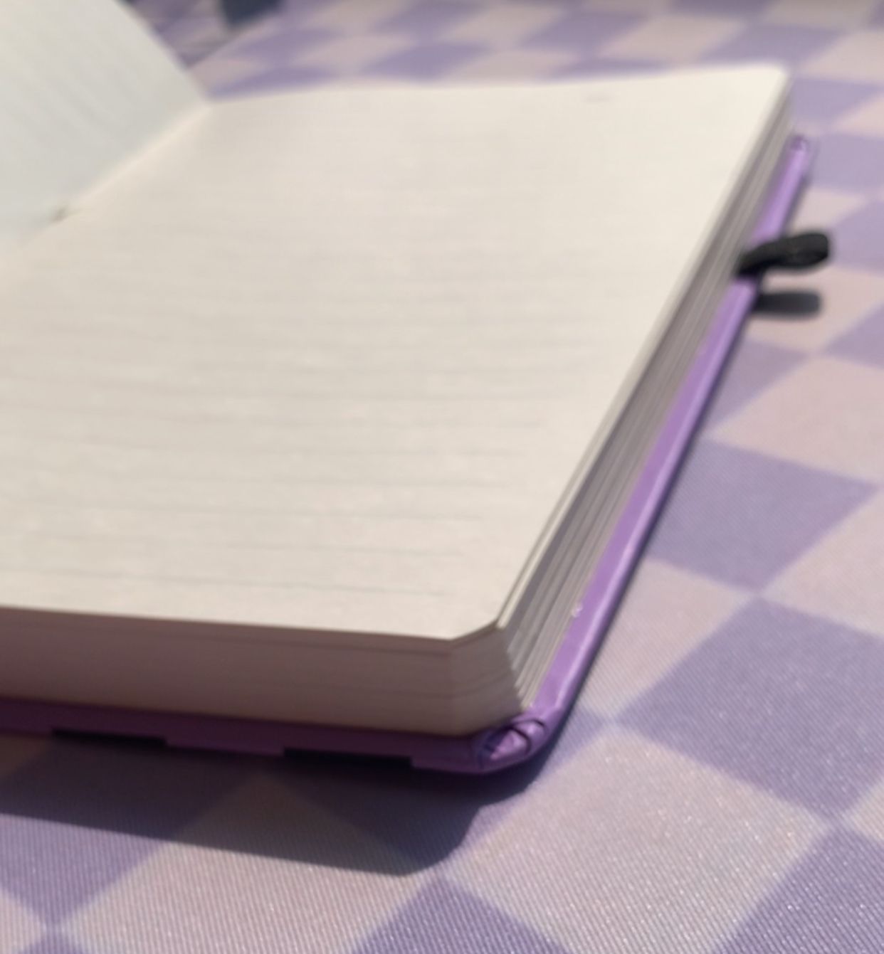 Hard Bound Journal - Pink Checkered Pattern