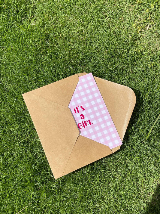 Baby Girl- 4x6 Inch Greeting Cards with Craft Envelopes