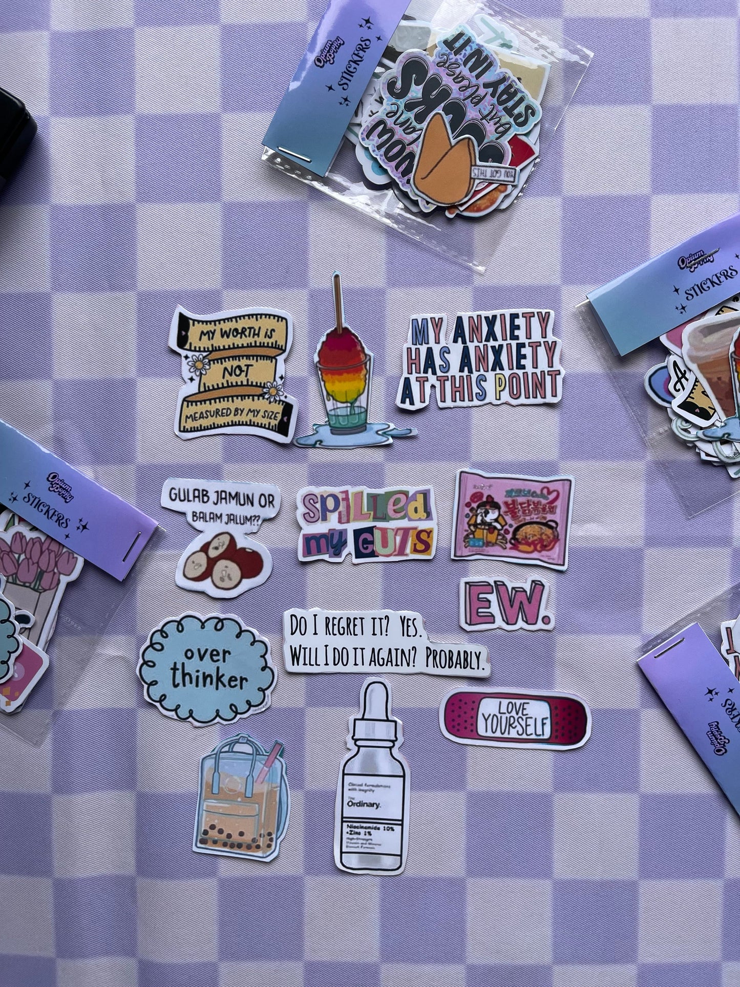 Laptop Stickers Pack - 12 Random Stickers