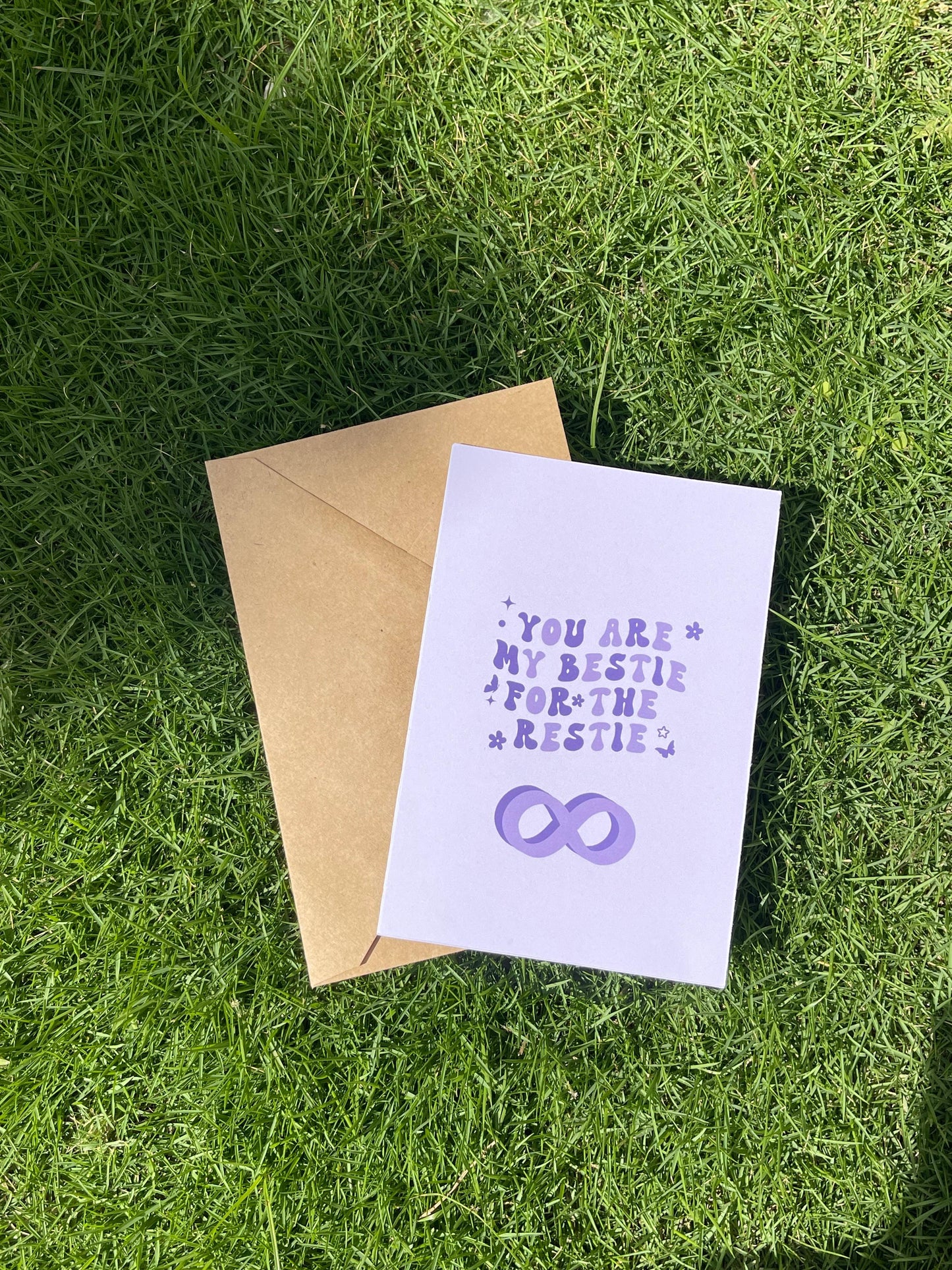 Best friend - 4x6 Inch Greeting Cards with Craft Envelopes