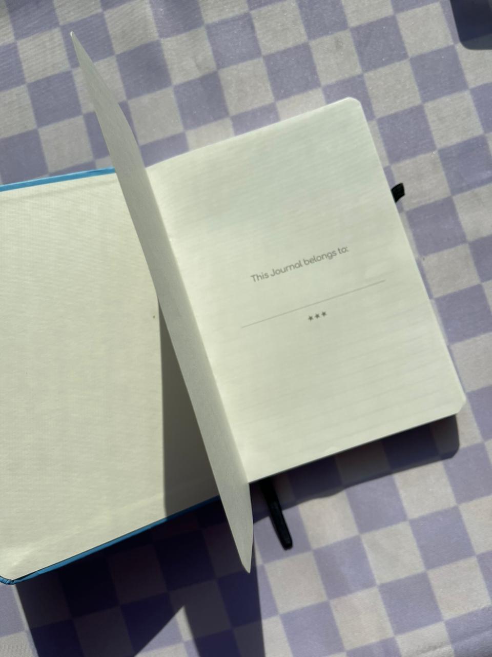 Hard Bound Journal - Blue Flowers