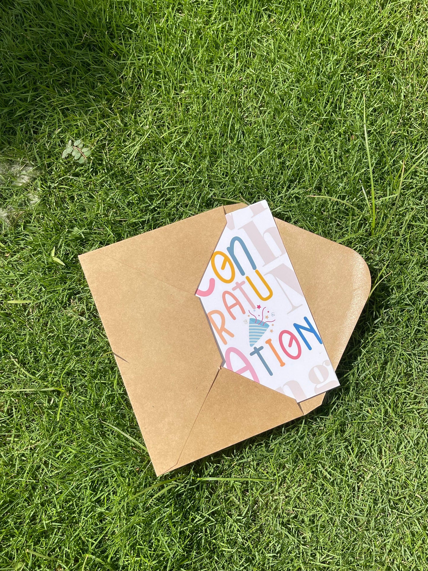 Congratulations - 4x6 Inch Greeting Cards with Craft Envelopes