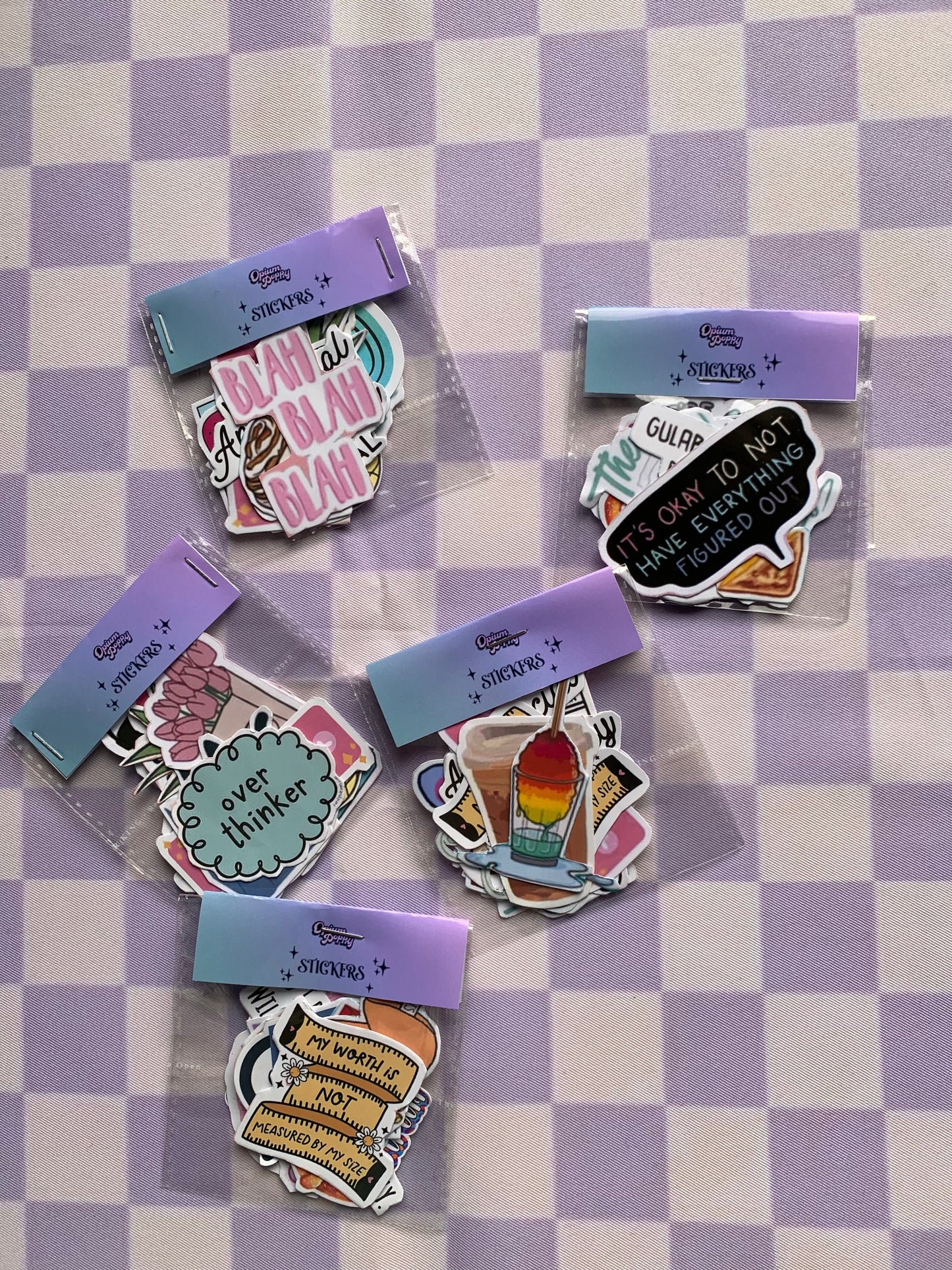 Laptop Stickers Pack - 12 Random Stickers