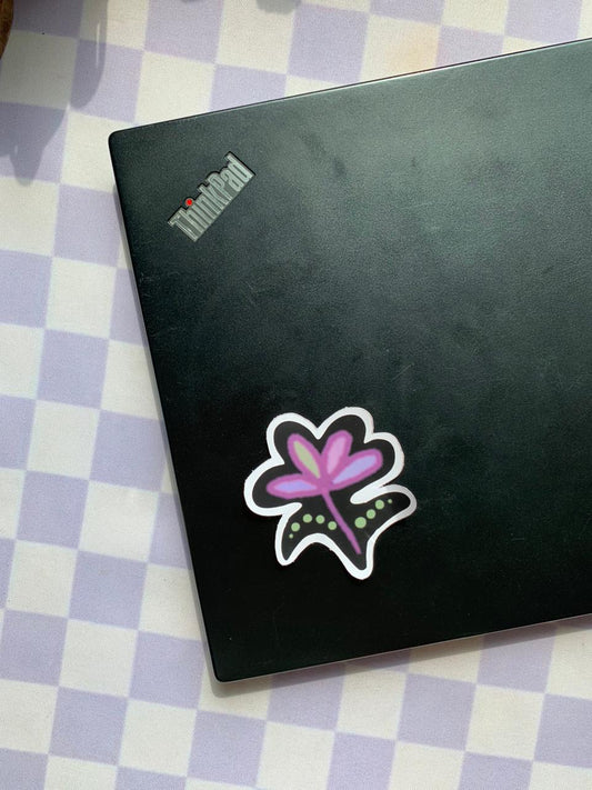 Flower - Waterproof Vinyl Sticker