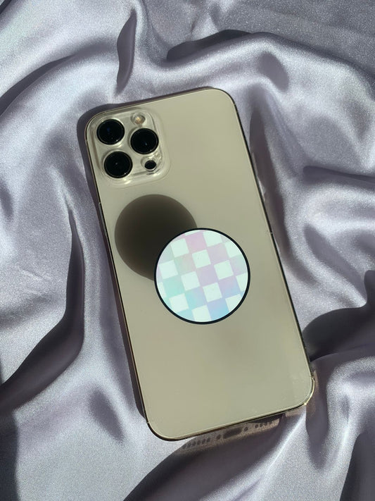 Holographic Checkered - Phone Grip and Stand