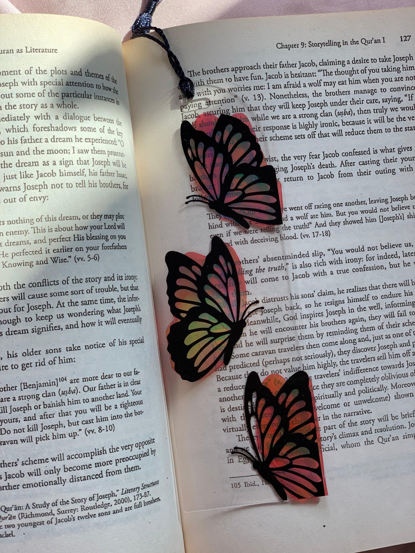 Holographic Butterfly - Premium Acrylic Bookmarks