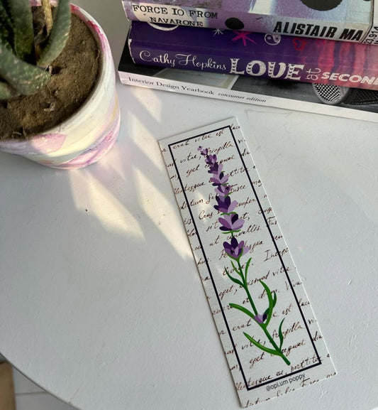 Lavendar - Premium Card Bookmark
