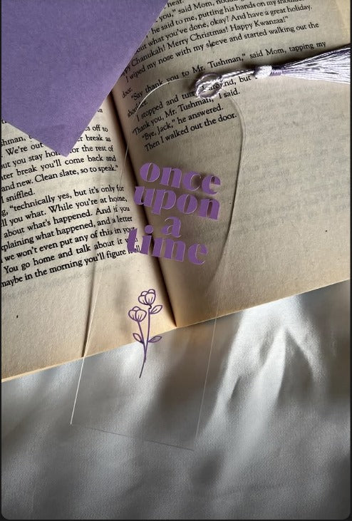 Once Upon A Time - Premium Acrylic Bookmarks