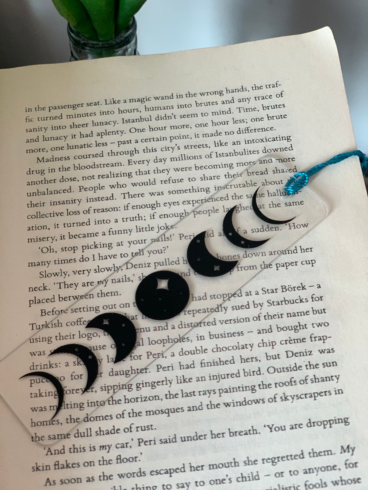 Phases of Moon - Premium Acrylic Bookmarks