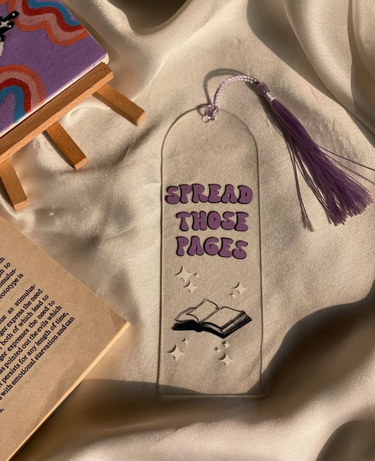 Spread those Pages - Premium Acrylic Bookmarks