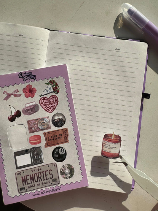 Memory Lane - Pre-Cut Journal Sticker Sheets
