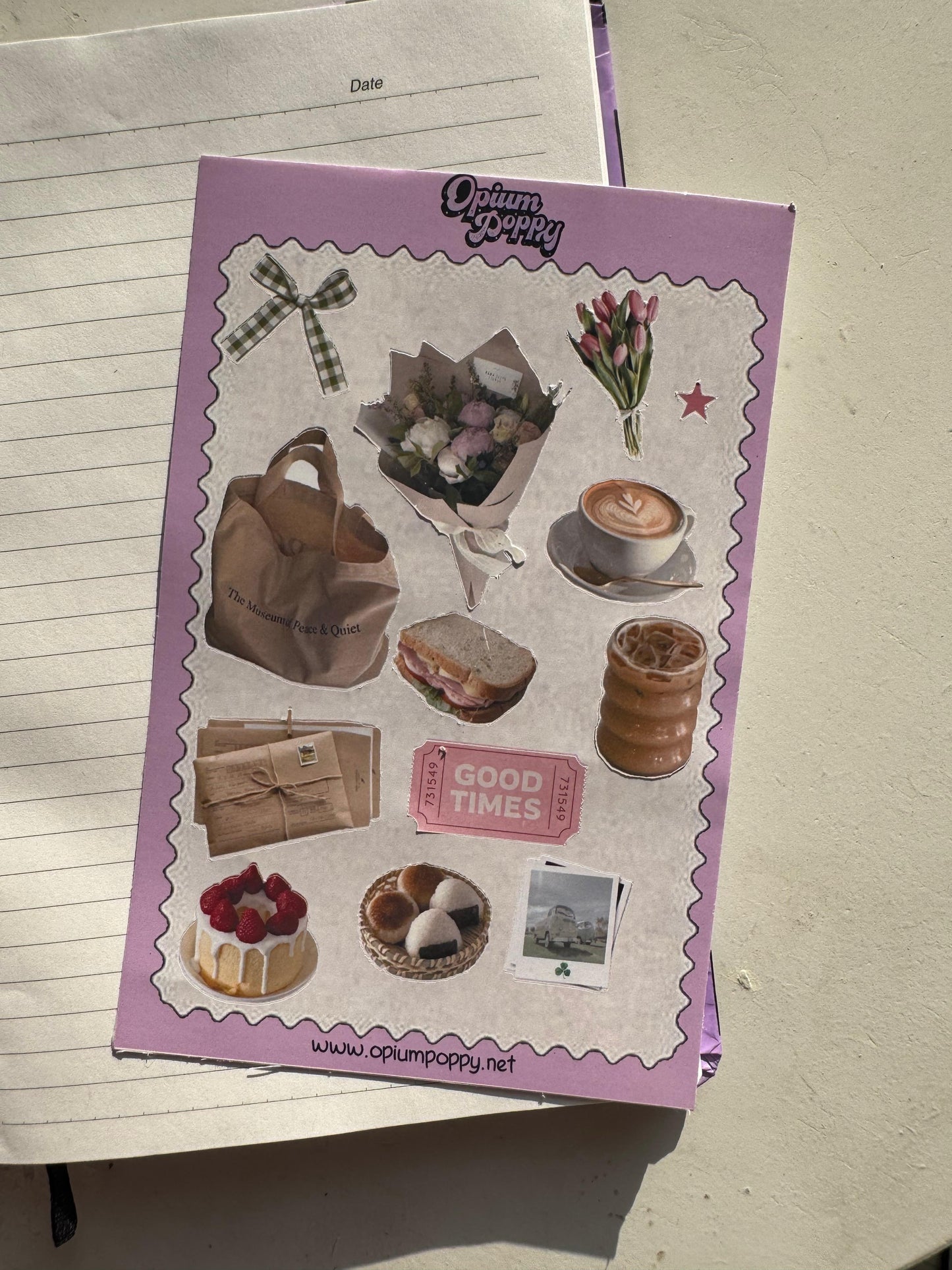 Picnic - Pre-Cut Journal Sticker Sheets